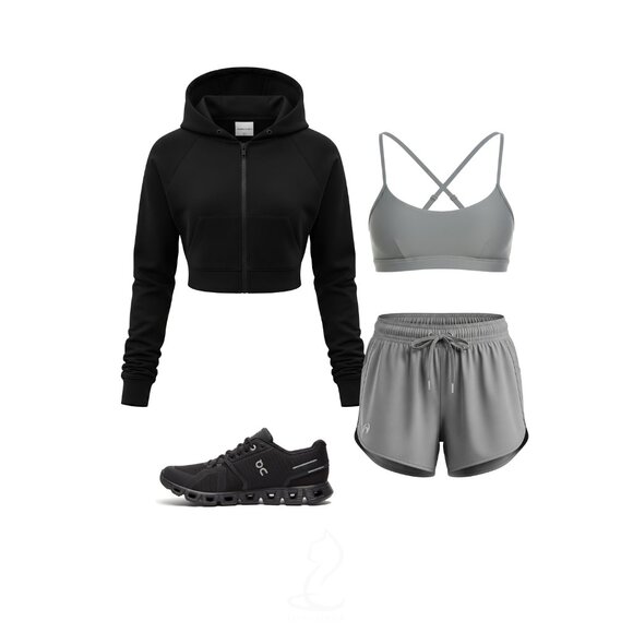 On All Black Cloud 5 Running Shoes size 9 - Picture 14 of 15